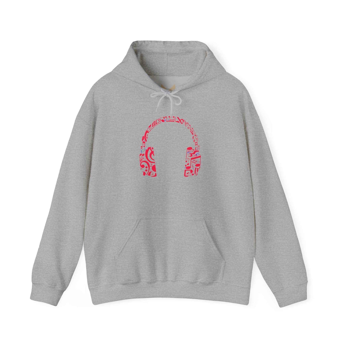 Music Vibes Unisex Hoodie - Cozy Sweatshirt for Music Lovers, Gift for Musicians, Casual Wear, Festival Style, Headphones Design