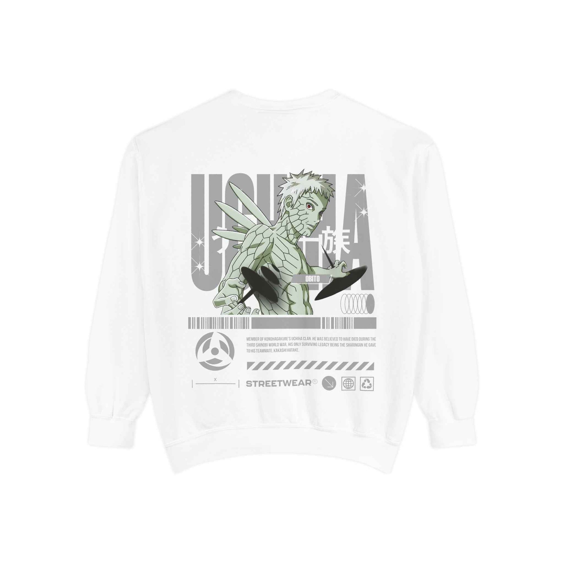 Anime Streetwear Sweatshirt - Uchiha Obito Design for Fans - Maklenn