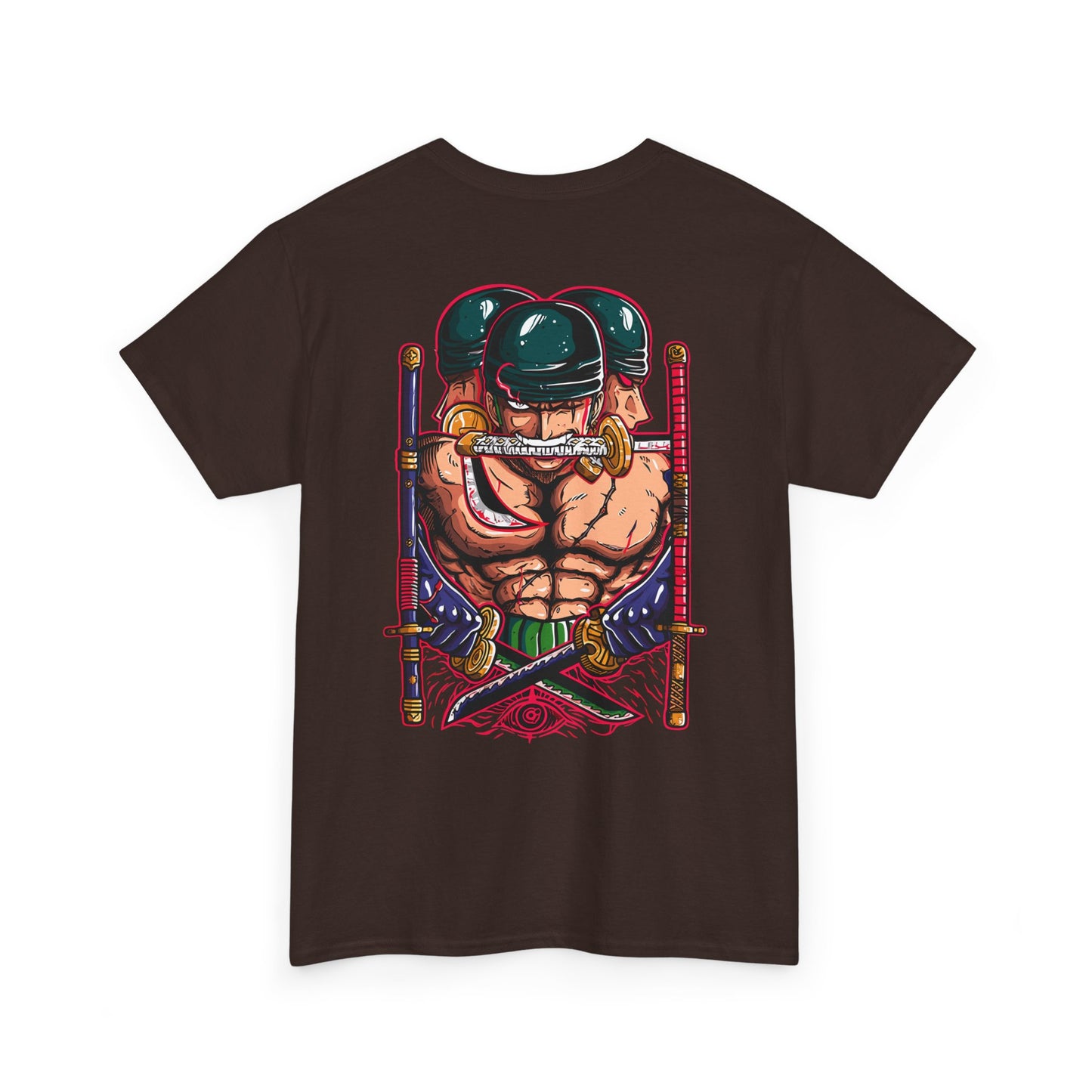 Samurai Warrior Graphic Tee — Bold Back-Print Anime Inspired T-Shirt