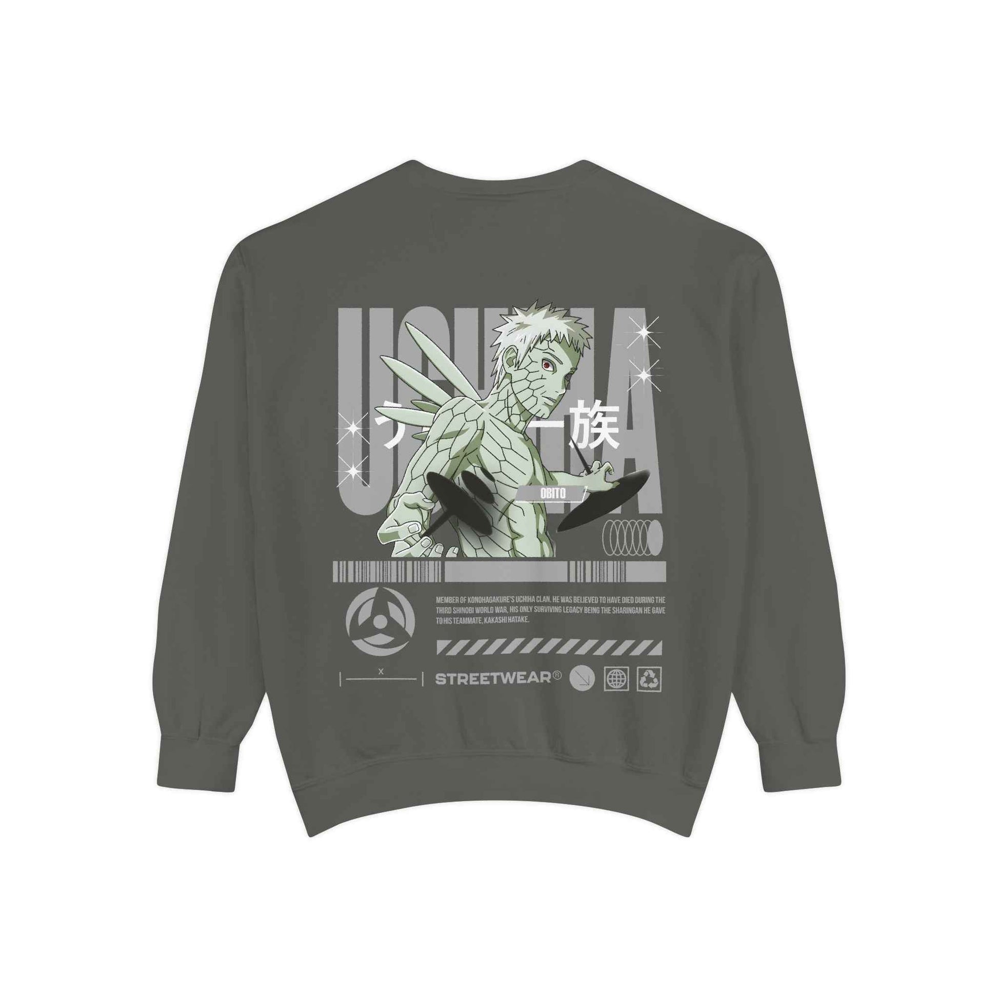 Anime Streetwear Sweatshirt - Uchiha Obito Design for Fans - Maklenn