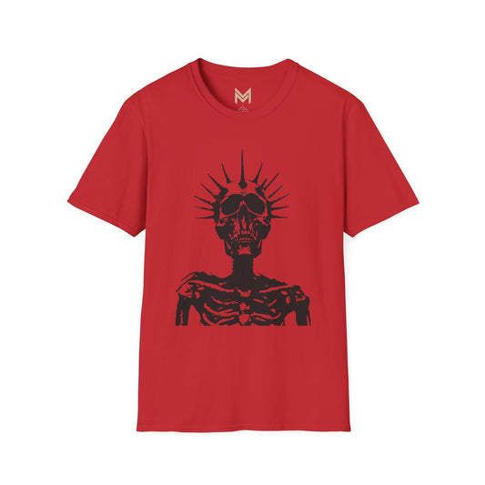 Edgy Skeleton Graphic Tee | Unisex Softstyle T-Shirt, Halloween Costume, Alternative Fashion, Gift for Him/Her, Casual Wear Printify