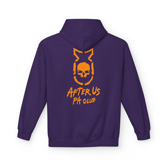 Edgy Unisex Fleece Hoodie - After Us PA Club, Casual Streetwear, Gift for Music Lovers, Home Lounge Wear, Unique Graphic Design - Maklenn
