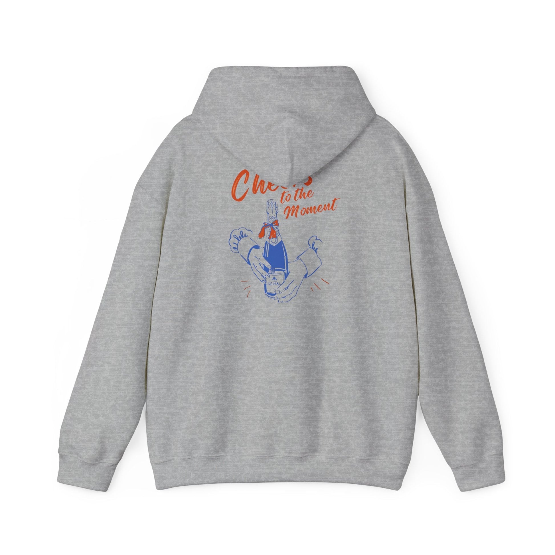 Cheers to the Moment Hoodie - Cozy Sweatshirt for Celebrations, Casual Wear, Gift for Friends, Unisex Apparel, Everyday Comfort - Maklenn