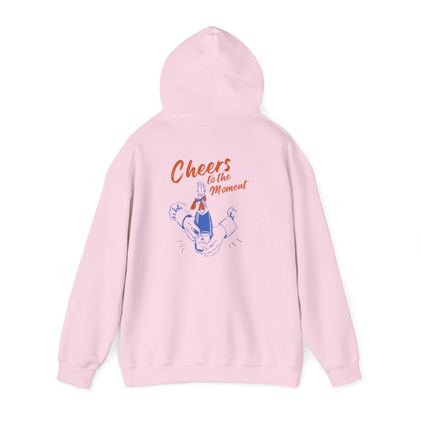 Cheers to the Moment Hoodie - Cozy Sweatshirt for Celebrations, Casual Wear, Gift for Friends, Unisex Apparel, Everyday Comfort - Maklenn