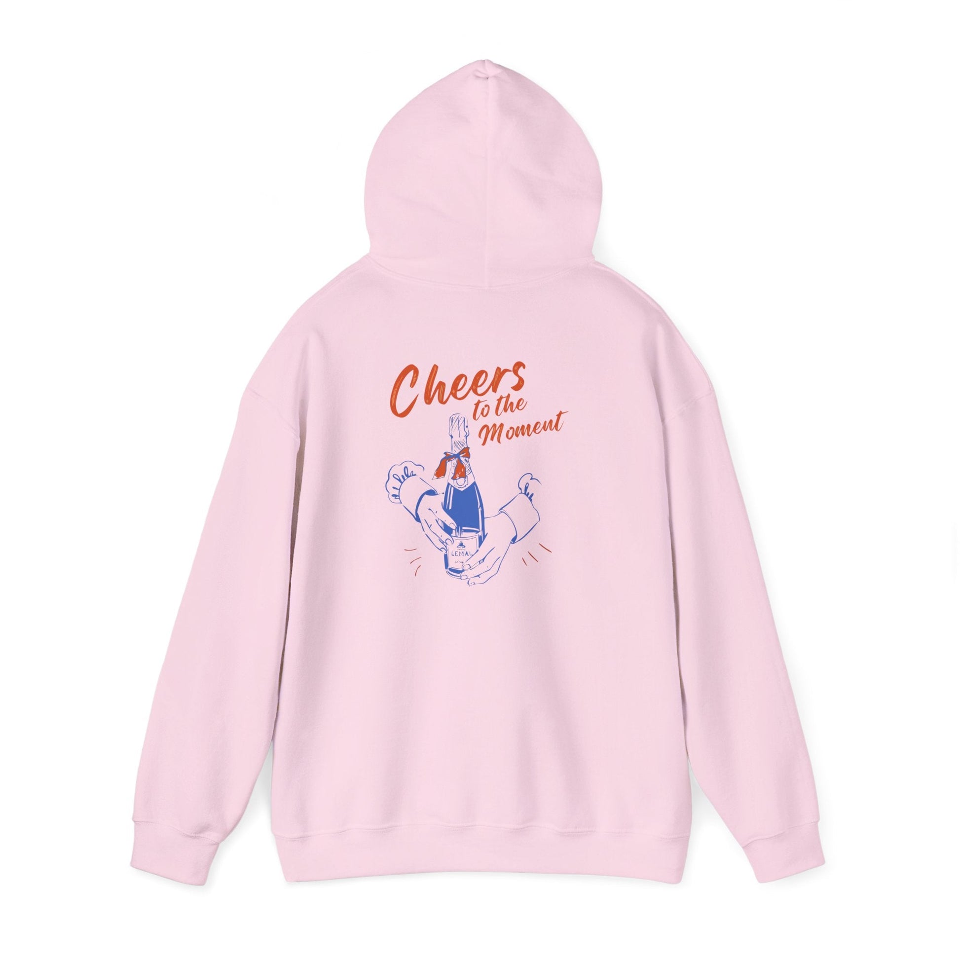 Cheers to the Moment Hoodie - Cozy Sweatshirt for Celebrations, Casual Wear, Gift for Friends, Unisex Apparel, Everyday Comfort - Maklenn