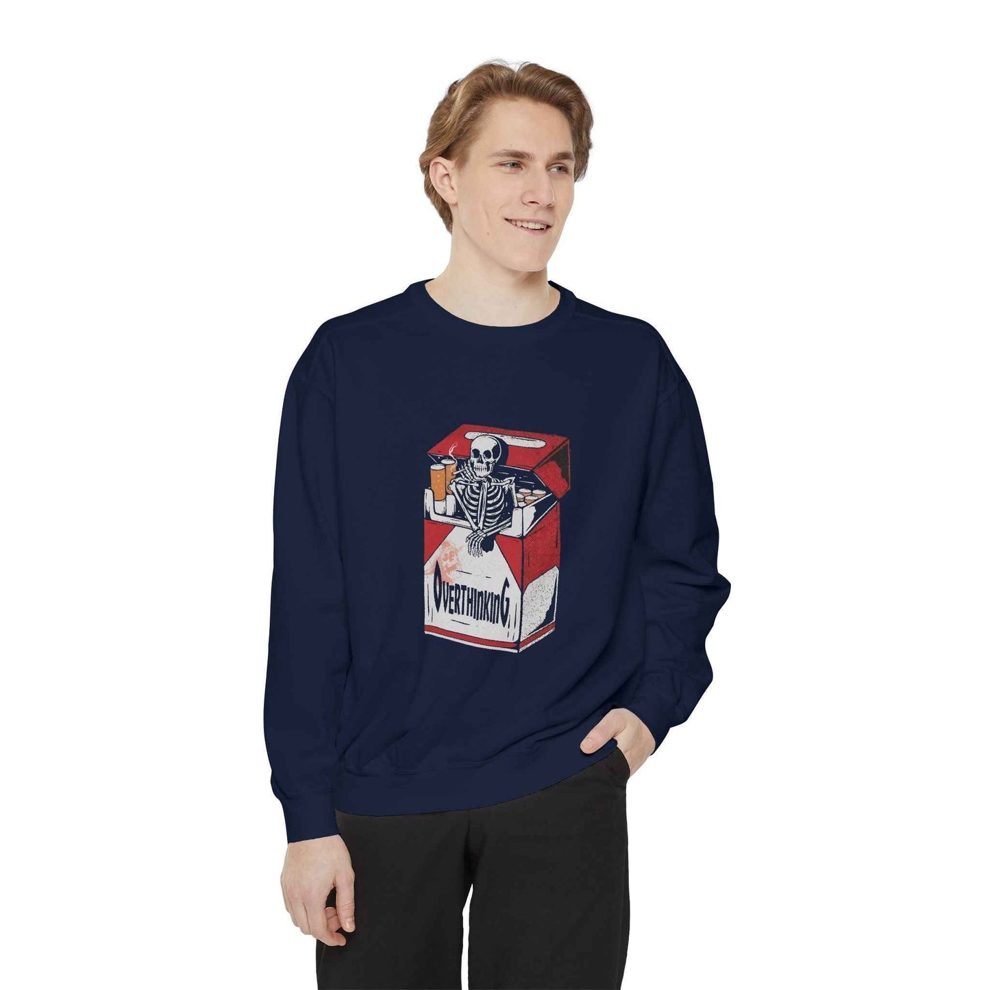 Skeleton Milk Carton Sweatshirt, Unisex Sweatshirt, Halloween Apparel, Funny Sweatshirt, Casual Fashion