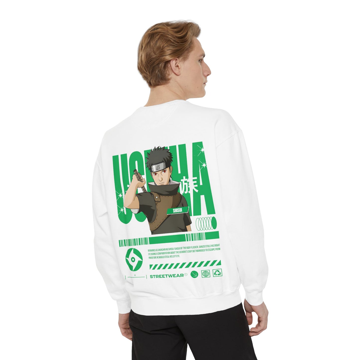 Anime Streetwear Sweatshirt - Uchiha Shisui Design Printify
