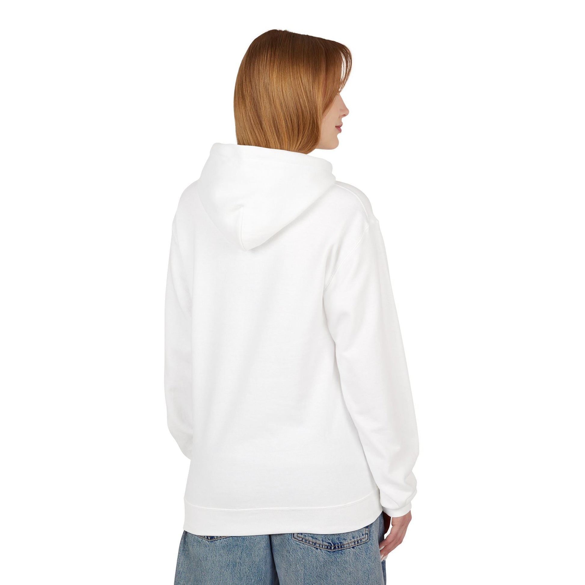 Fleece Hoodie with Bold Graphic Design, Comfortable Casual Wear for Everyday, Perfect for Holidays, Gifts for Friends, Layering Piece - Maklenn