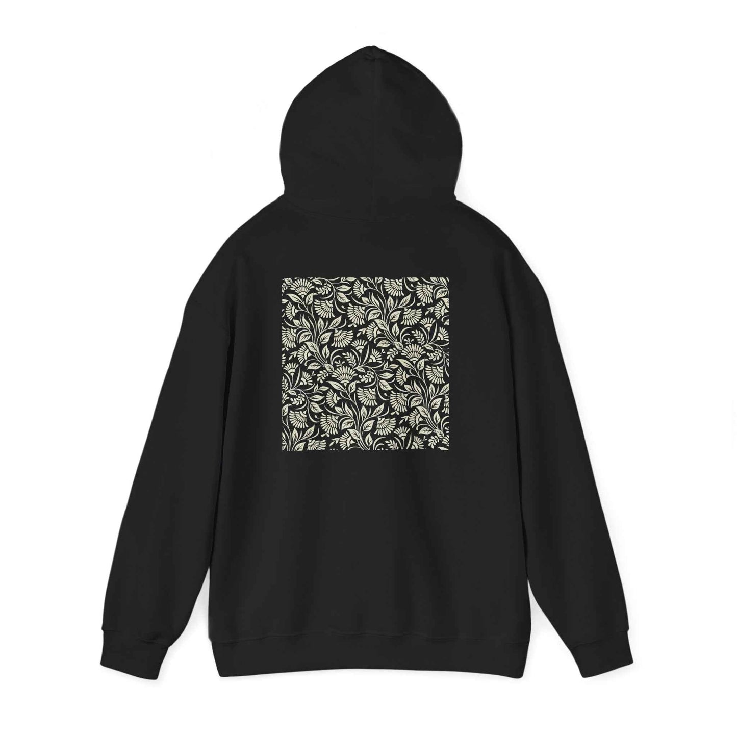 Floral Print Hoodie for Cozy Streetwear - Perfect Gift for Her, Fall Fashion Casual Layering - Maklenn