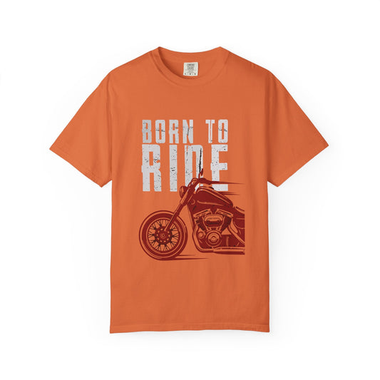Born to Ride Motorcycle T-Shirt, Unisex Tee, Biker Apparel, Gift for Motorcycle Lovers, Casual Wear, Adventure Enthusiast Shirt - Maklenn