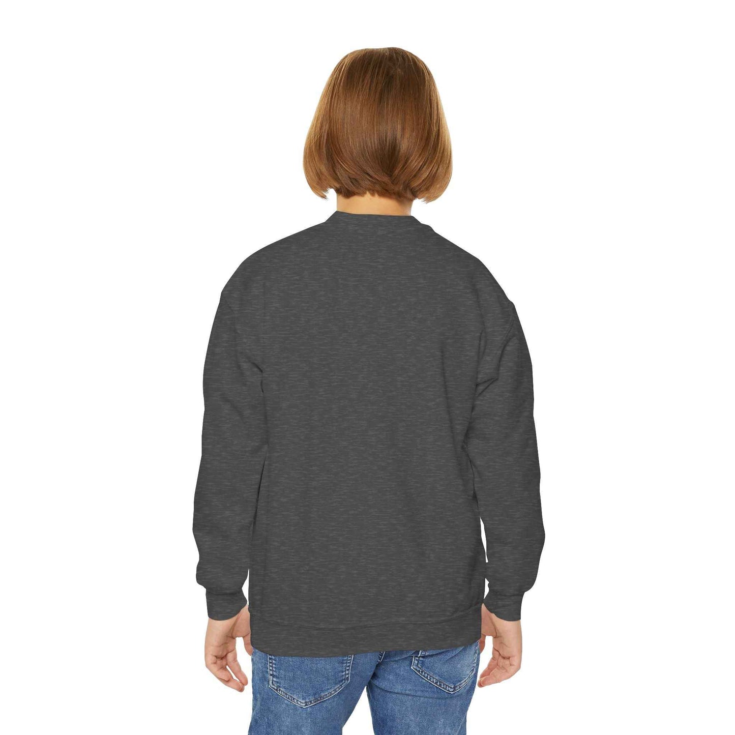 Youth Crewneck Sweatshirt - Life is Better with Coffee - Cozy Gift for Coffee Lovers, Trendy Kids Fashion, Casual Wear, Everyday Comfort