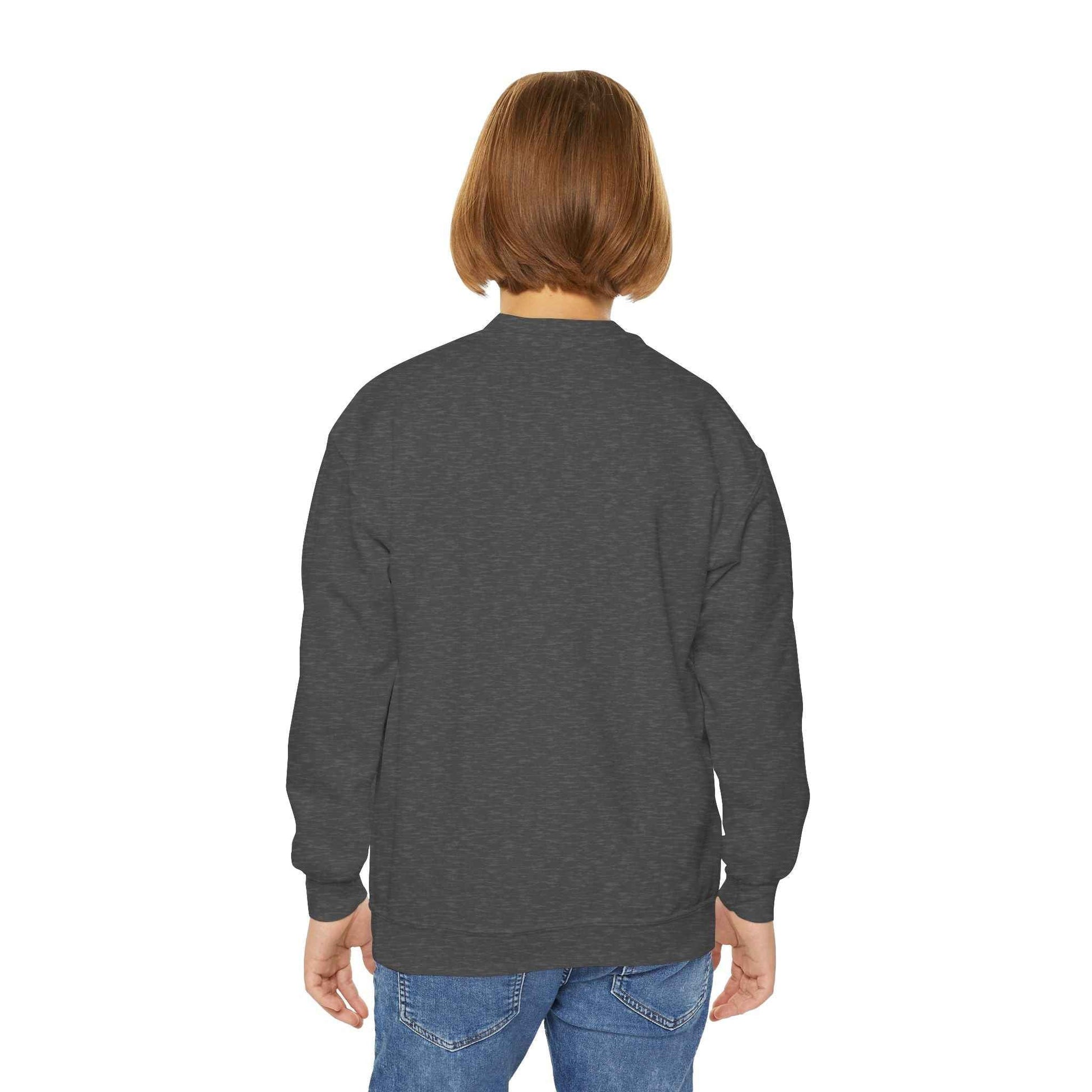 Youth Coffee Sweatshirt - Life is Better with Coffee - Cozy Trendy Gift for Kids and Coffee Lovers - Maklenn