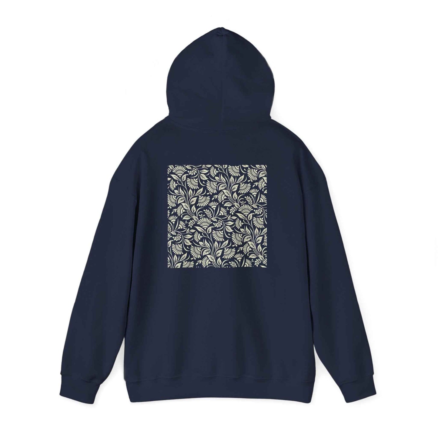 Floral Print Unisex Heavy Blend Hoodie - Cozy Streetwear, Gift for Her, Fall Fashion, Casual Layering, Mother’s Day, Girl aesthetic, Everyday Comfort