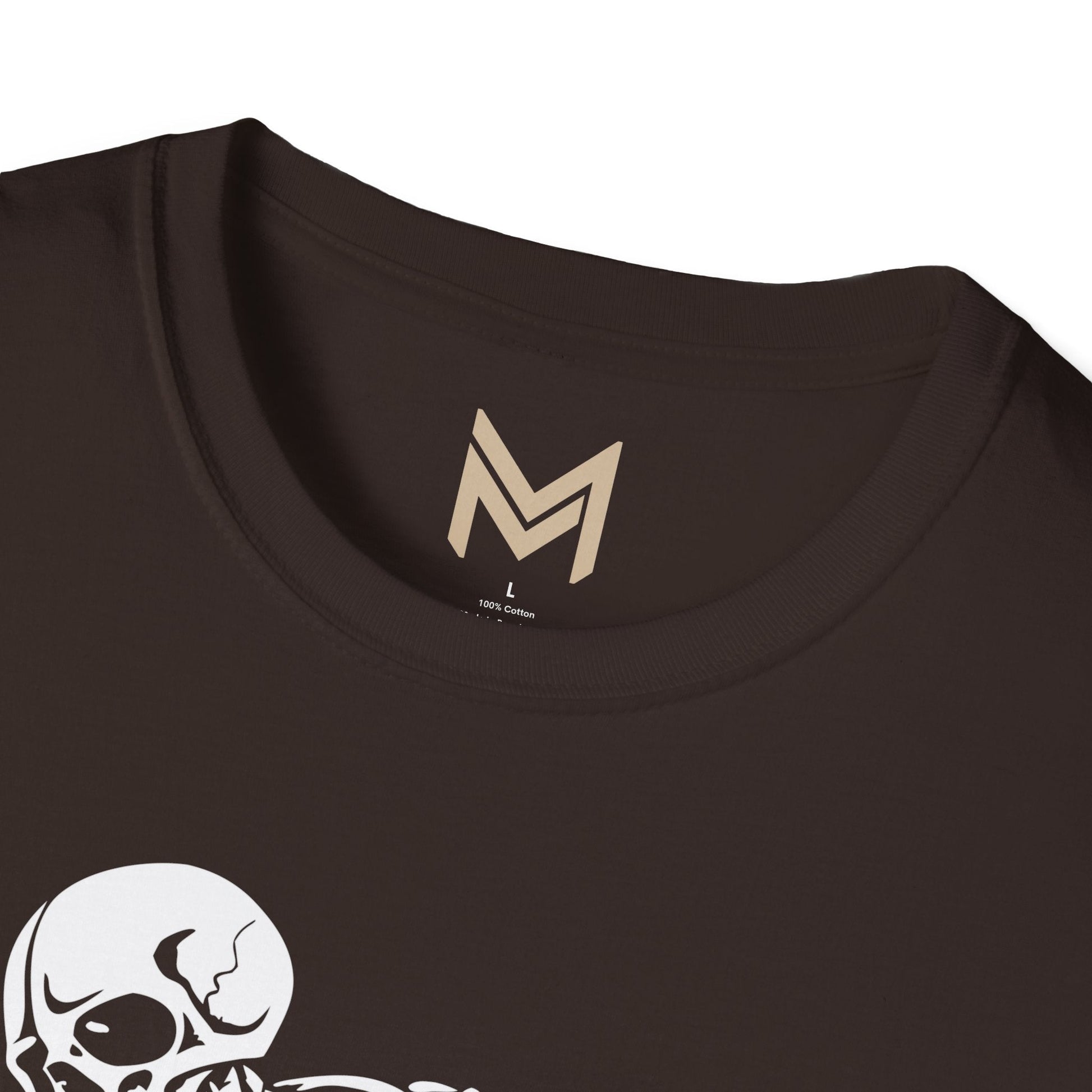 Skeleton Motorcycle T-Shirt | Unisex Softstyle Tee | Perfect for Halloween, Biker Events, Casual Wear, Festival Outfit, Gift Idea - Maklenn