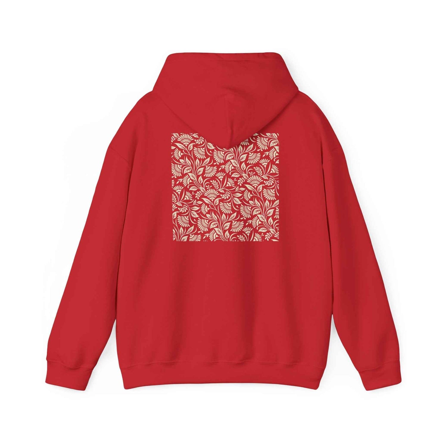 Floral Print Unisex Heavy Blend Hoodie - Cozy Streetwear, Gift for Her, Fall Fashion, Casual Layering, Mother’s Day, Girl aesthetic, Everyday Comfort