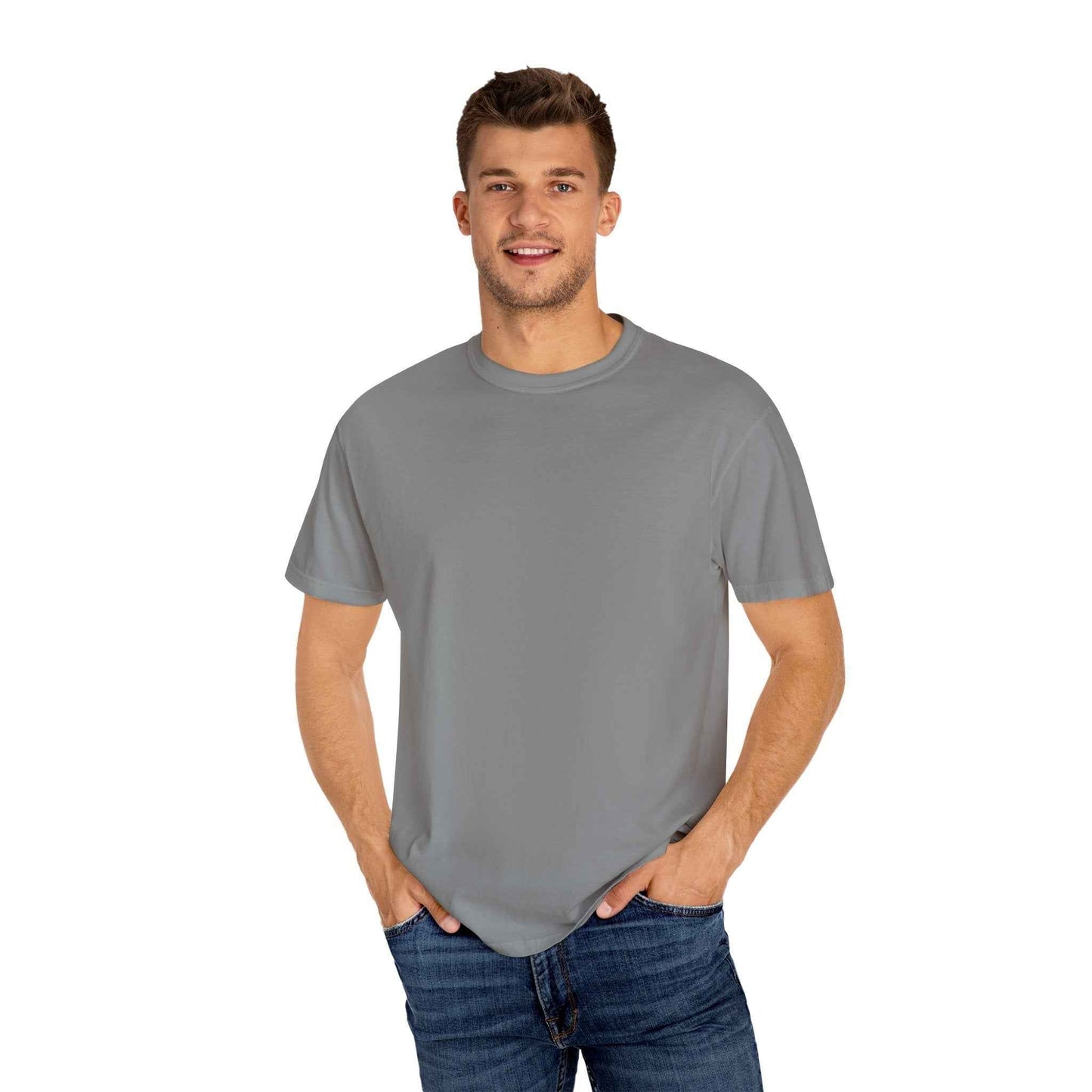 Artistic Garment-Dyed T-Shirt - Unique Casual Wear for Art Lovers, Perfect Everyday Comfort Gift - Maklenn