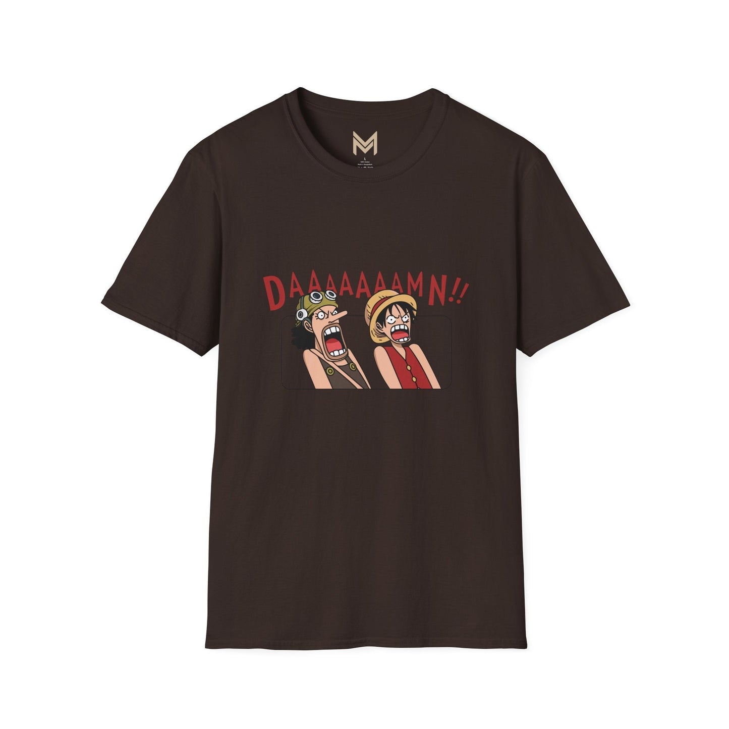 Funny Graphic Tee - DAAMMMN!! T-Shirt, Casual Wear, Gift for Friends, Anime Lovers, Birthday Gift, Everyday Humor - Maklenn