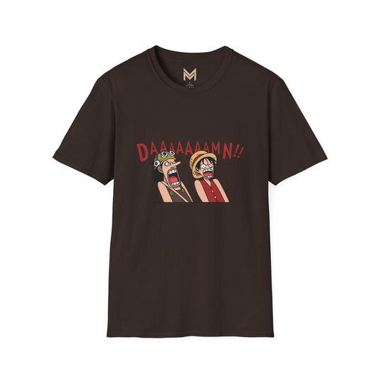 Funny Graphic Tee - DAAMMMN!! T-Shirt, Casual Wear, Gift for Friends, Anime Lovers, Birthday Gift, Everyday Humor - Maklenn