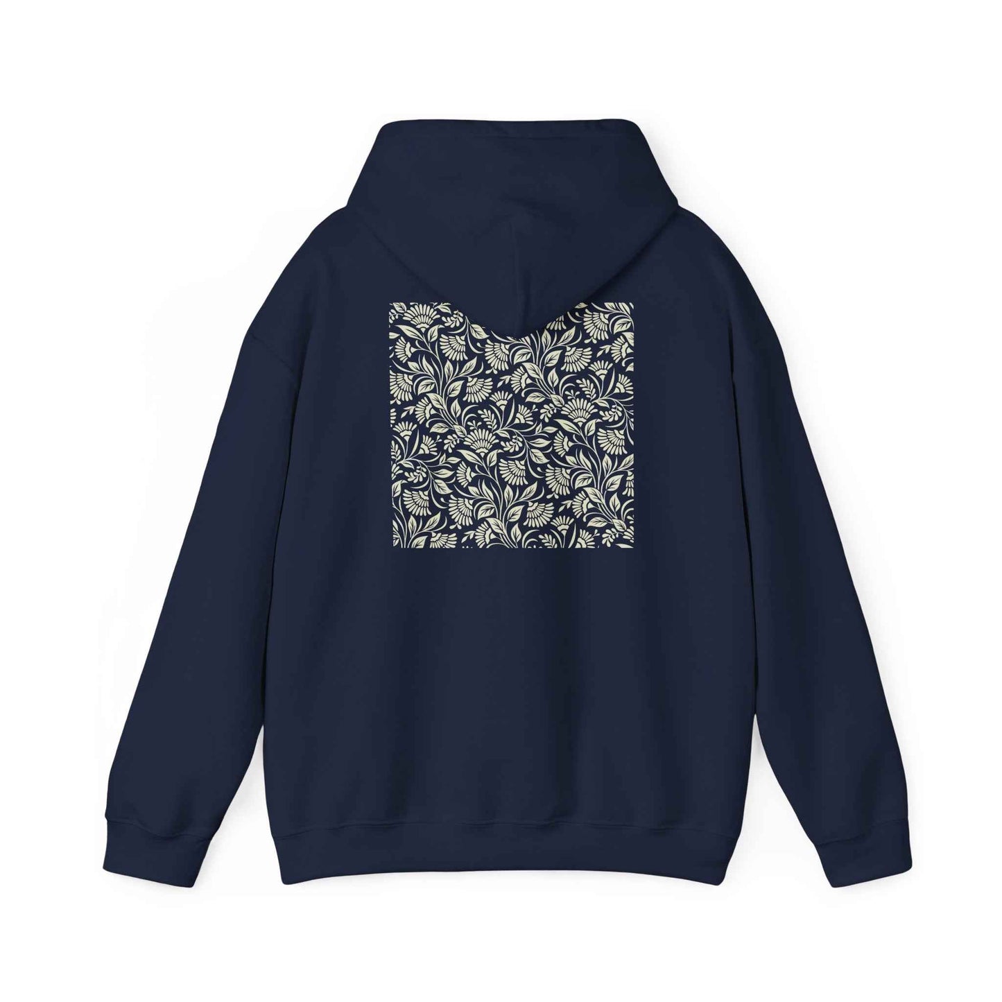 Floral Print Unisex Heavy Blend Hoodie - Cozy Streetwear, Gift for Her, Fall Fashion, Casual Layering, Mother’s Day, Girl aesthetic, Everyday Comfort