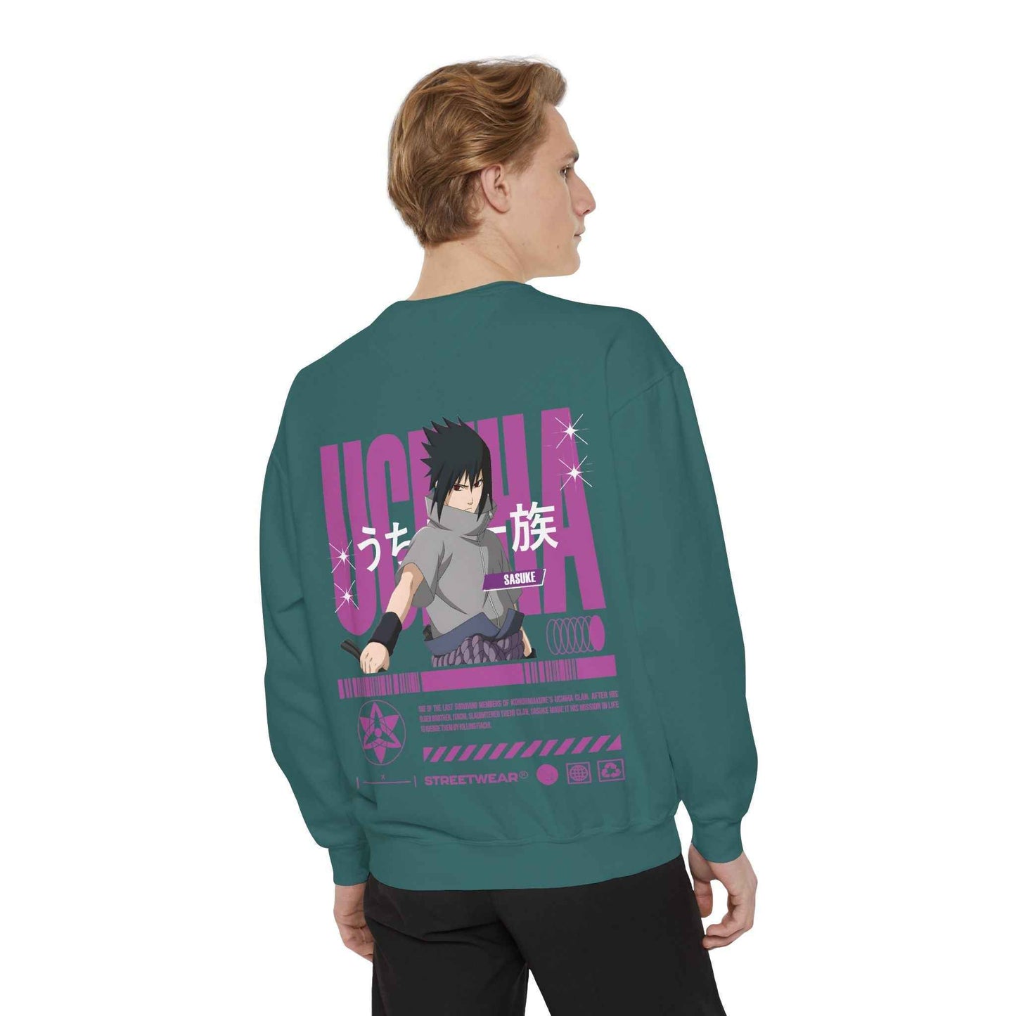 Sweatshirt - Uchiha Sasuke Anime Streetwear
