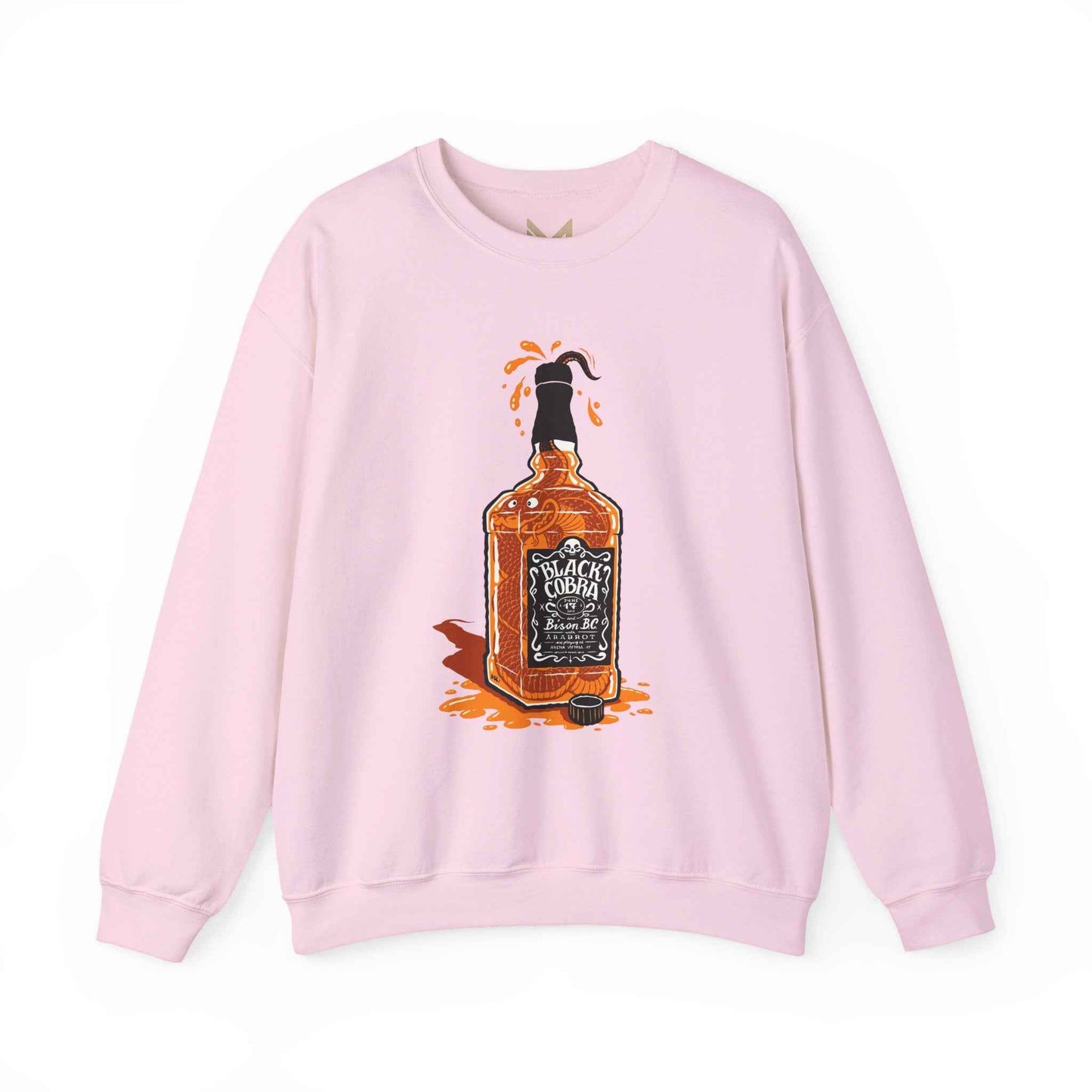Whiskey Splash Sweatshirt, Cozy Unisex Sweatshirt, Casual Fall Fashion, Perfect Gift for Whiskey Lovers, Comfortable Crewneck
