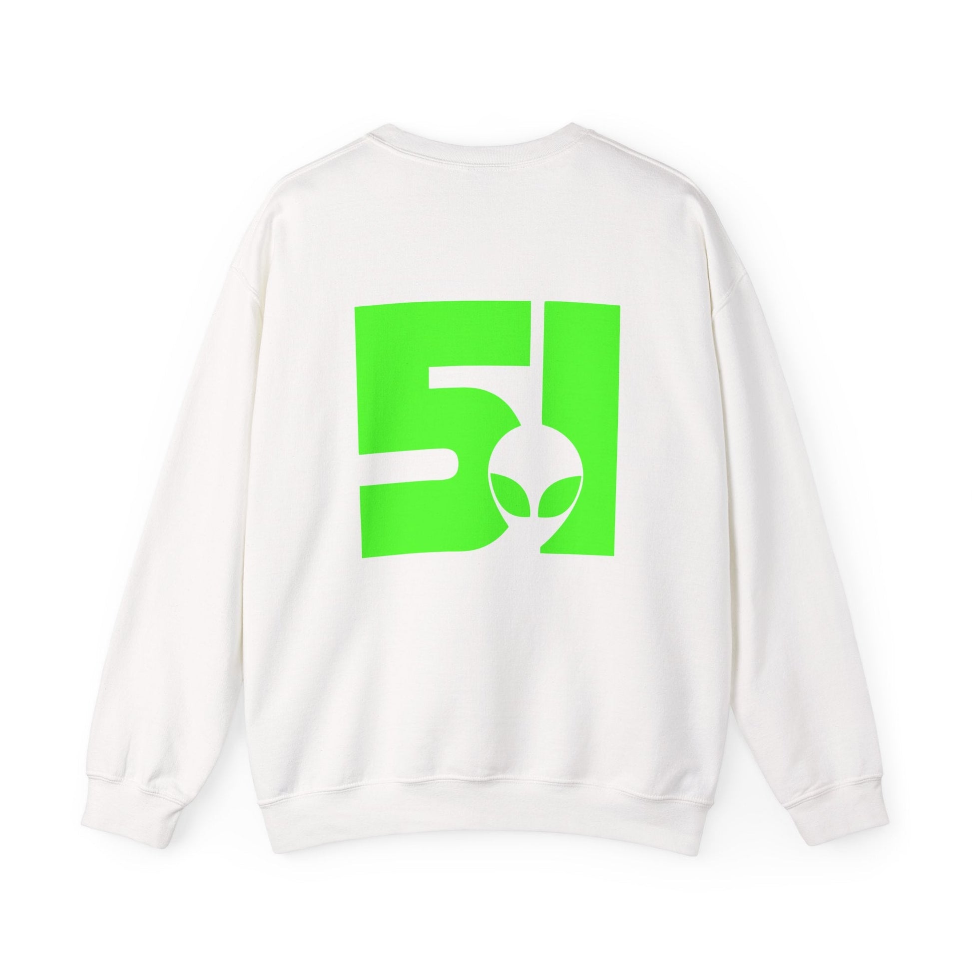 Alien Vibes Crewneck Sweatshirt, Unisex Sweatshirt, Graphic Sweatshirt, Trendy Apparel, Perfect Gift for UFO Lovers, Streetwear Fashion - Maklenn