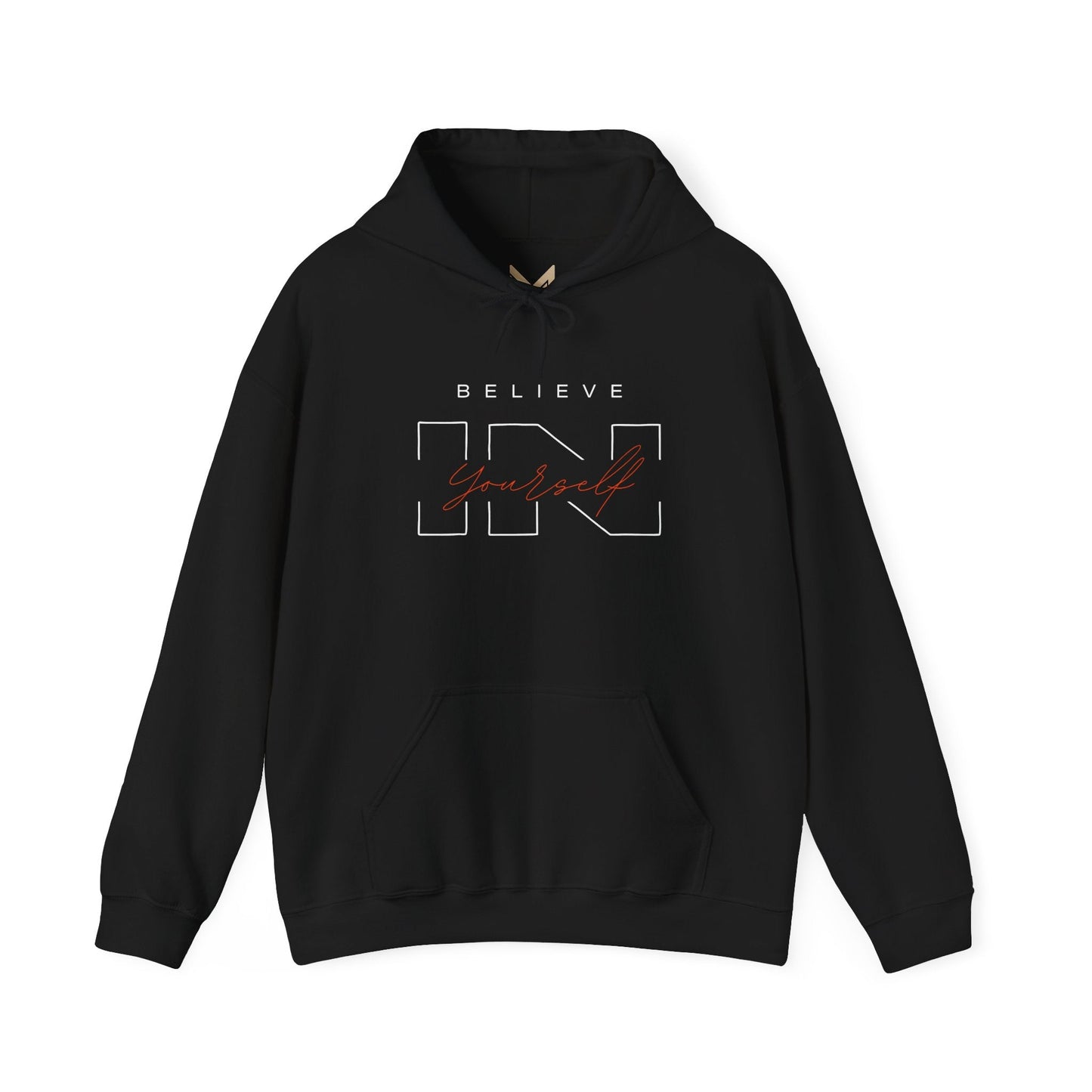 Believe in Yourself Hoodie - Inspirational Unisex Sweatshirt, Cozy Pullover, Motivational Gift, Self-Care Apparel, Everyday Comfort Printify