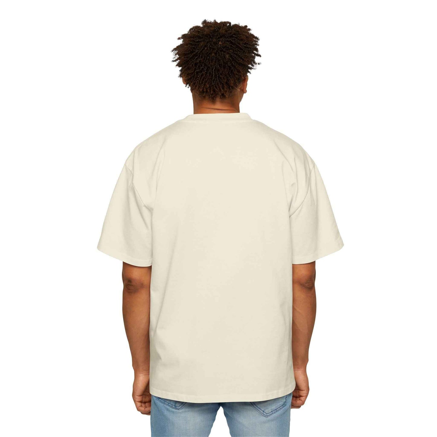 Ouch! Men's Heavy Oversized Tee, Casual T-Shirt, Gift for Him, Everyday Wear, Graphic Tee, Summer Style