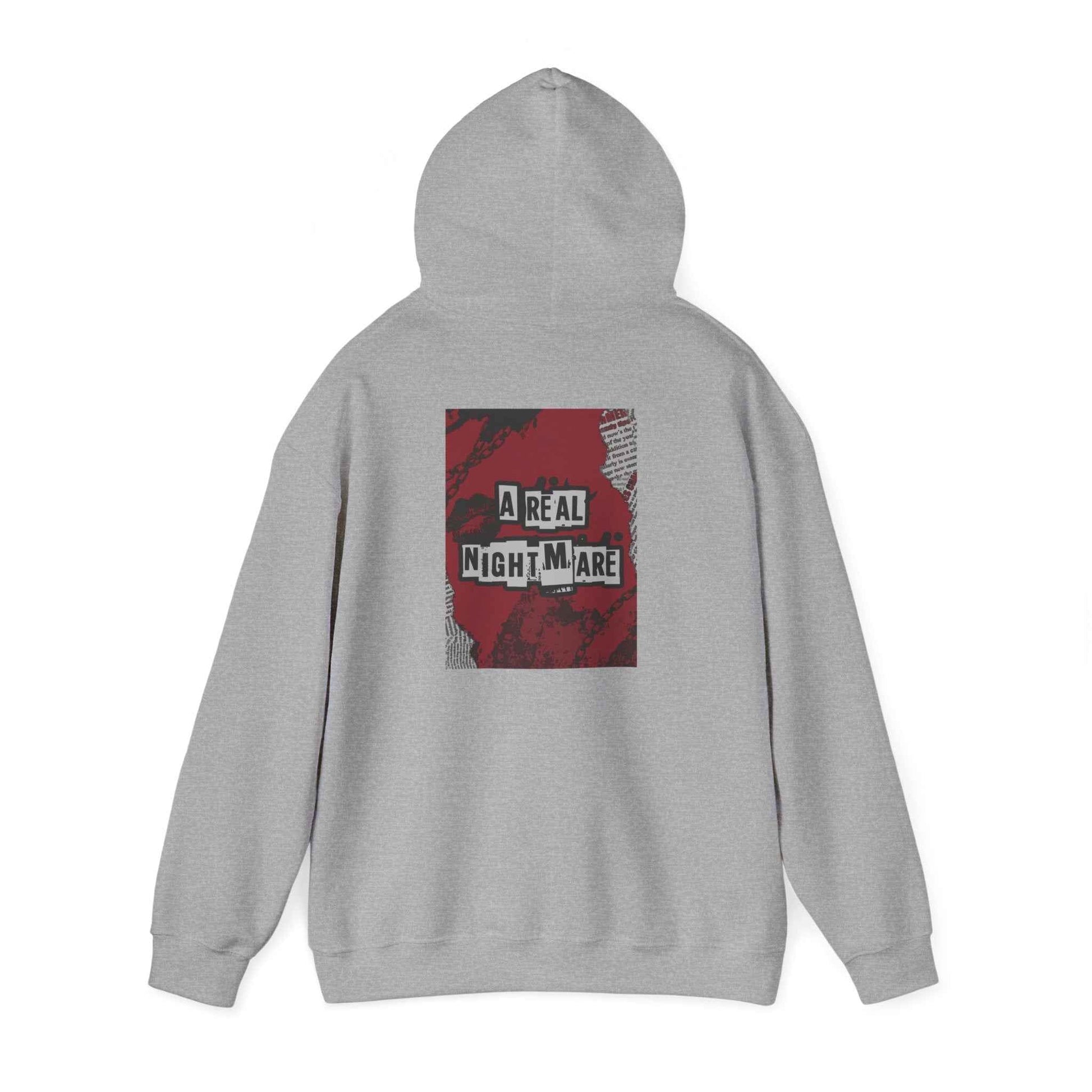 A Real Nightmare Hoodie - Cozy Unisex Sweatshirt for Halloween, Casual Wear, Fall Fashion, Gifts, Party Trend in the USA, Australia Genz Edition, Canada Online Fashion - Maklenn