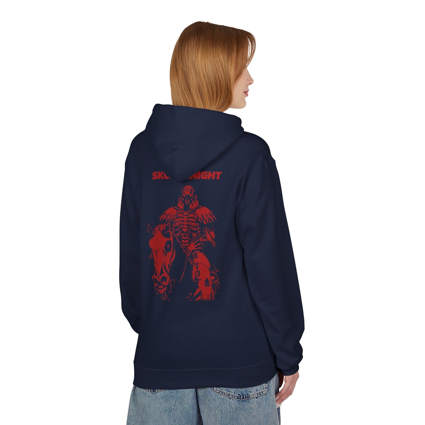 Skull Night Unisex Hoodie, Cozy Graphic Sweatshirt for Everyday Wear, Perfect Gift for Halloween or Casual Style, Streetwear Essential Printify
