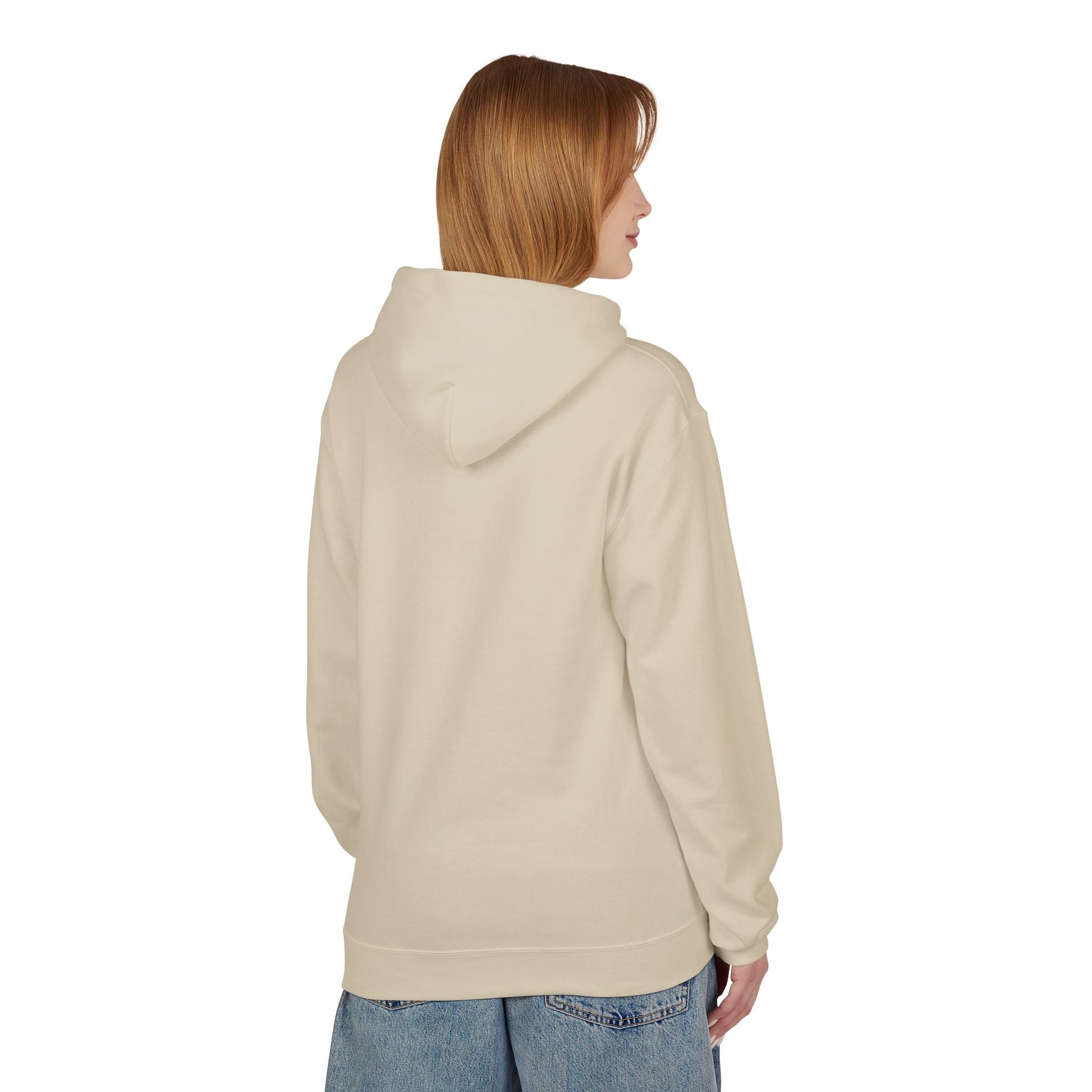 Fleece Hoodie with Bold Graphic Design, Comfortable Casual Wear for Everyday, Perfect for Holidays, Gifts for Friends, Layering Piece - Maklenn