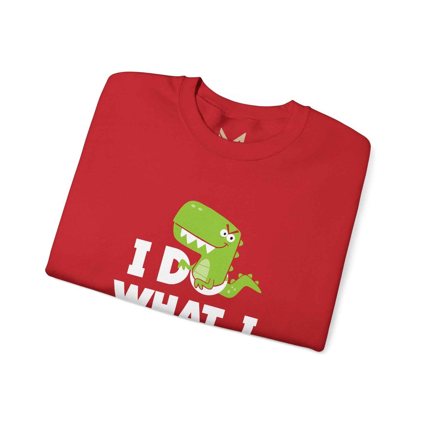 Dinosaur Quote Sweatshirt, Funny Crewneck, Gifts for Kids & Teens, Birthday or Holiday Apparel, Cute Graphic Sweater