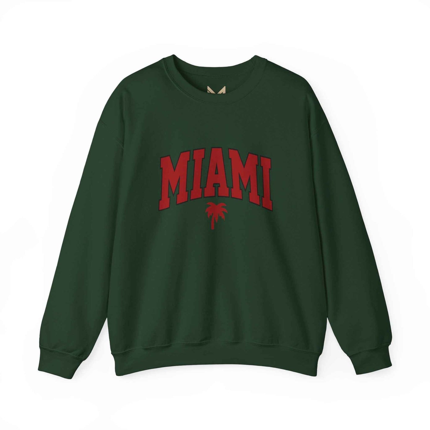 Miami Crewneck Sweatshirt - Cozy Unisex Streetwear Apparel, Perfect Gift for Sports Enthusiasts - Maklenn