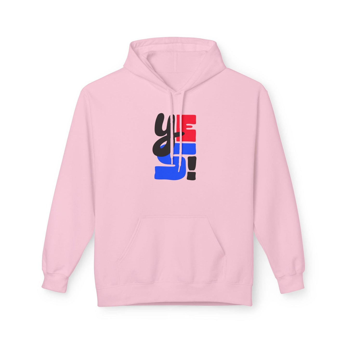 Fleece Hoodie with Bold Graphic Design, Comfortable Casual Wear for Everyday, Perfect for Holidays, Gifts for Friends, Layering Piece - Maklenn