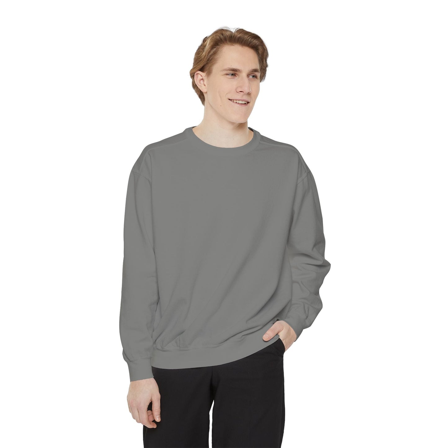 Bold Graphic Unisex Sweatshirt, Cozy Streetwear, Perfect Gift for Comics Fans, Casual Everyday Wear, Unique Holiday Apparel Printify