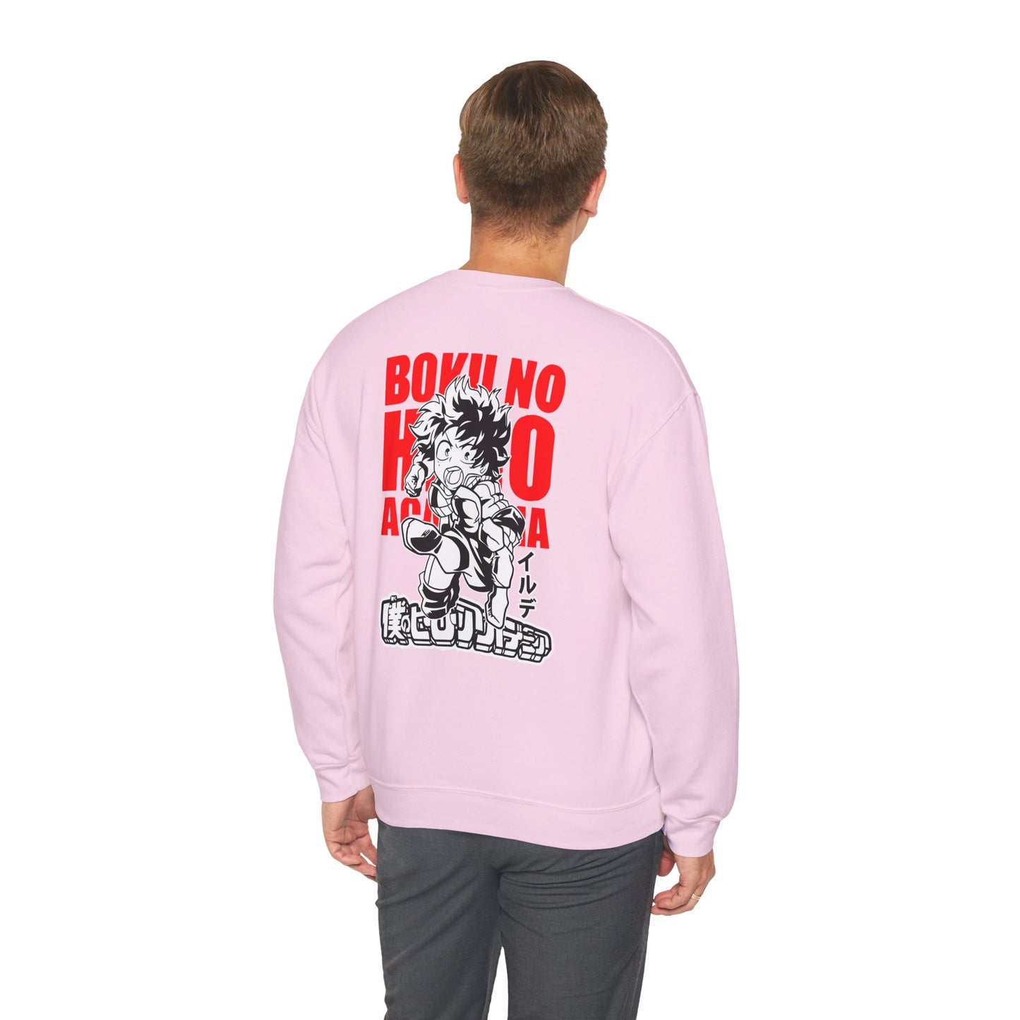 My Hero Academia Izuku Midoriya Crewneck Sweatshirt - Boku No Hero Academia Anime Pullover