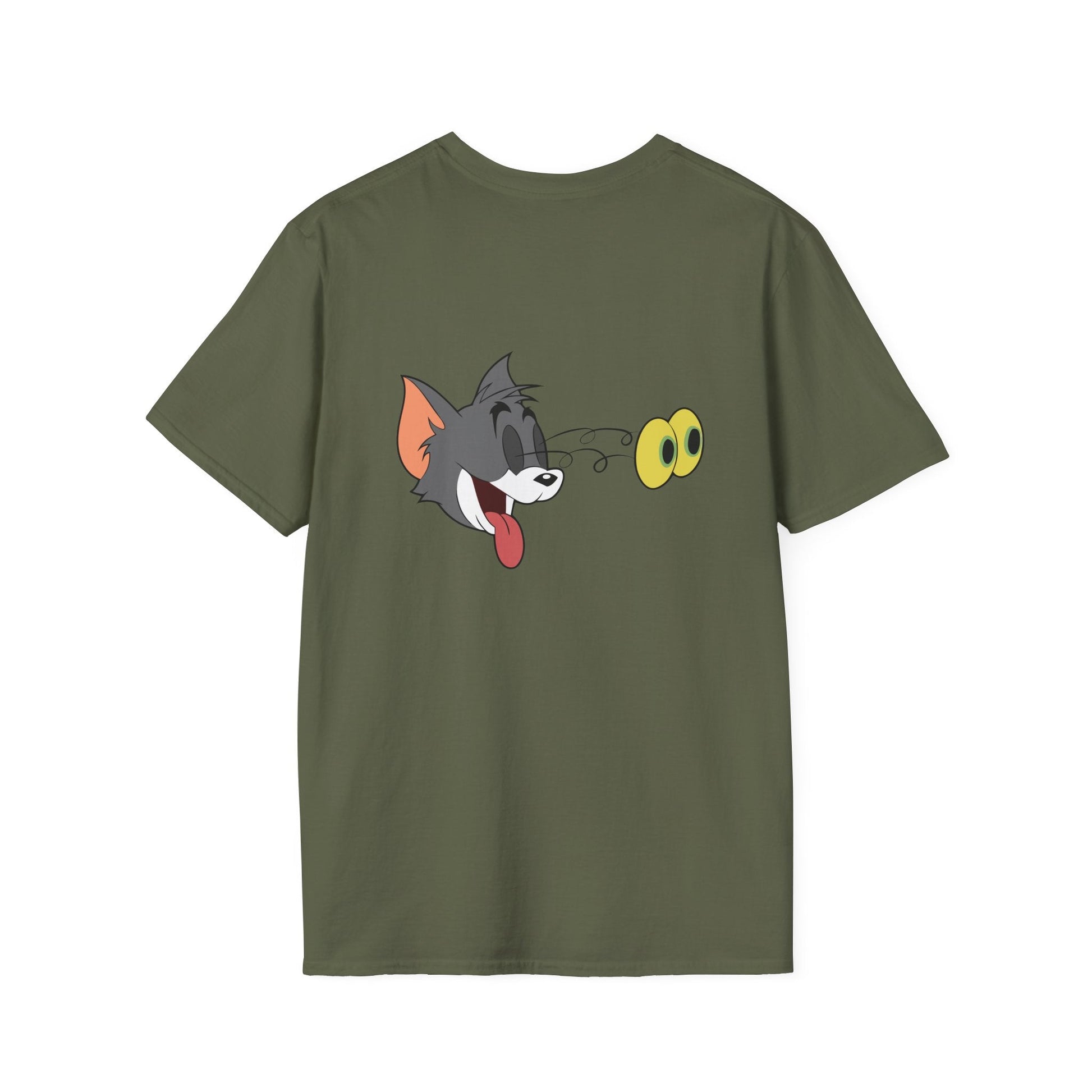 Tom and Jerry Unisex Softstyle T-Shirt, Cartoon Tee, Vintage Graphic Shirt, Cat & Mouse Humor Shirt, Gift for Fans - Maklenn