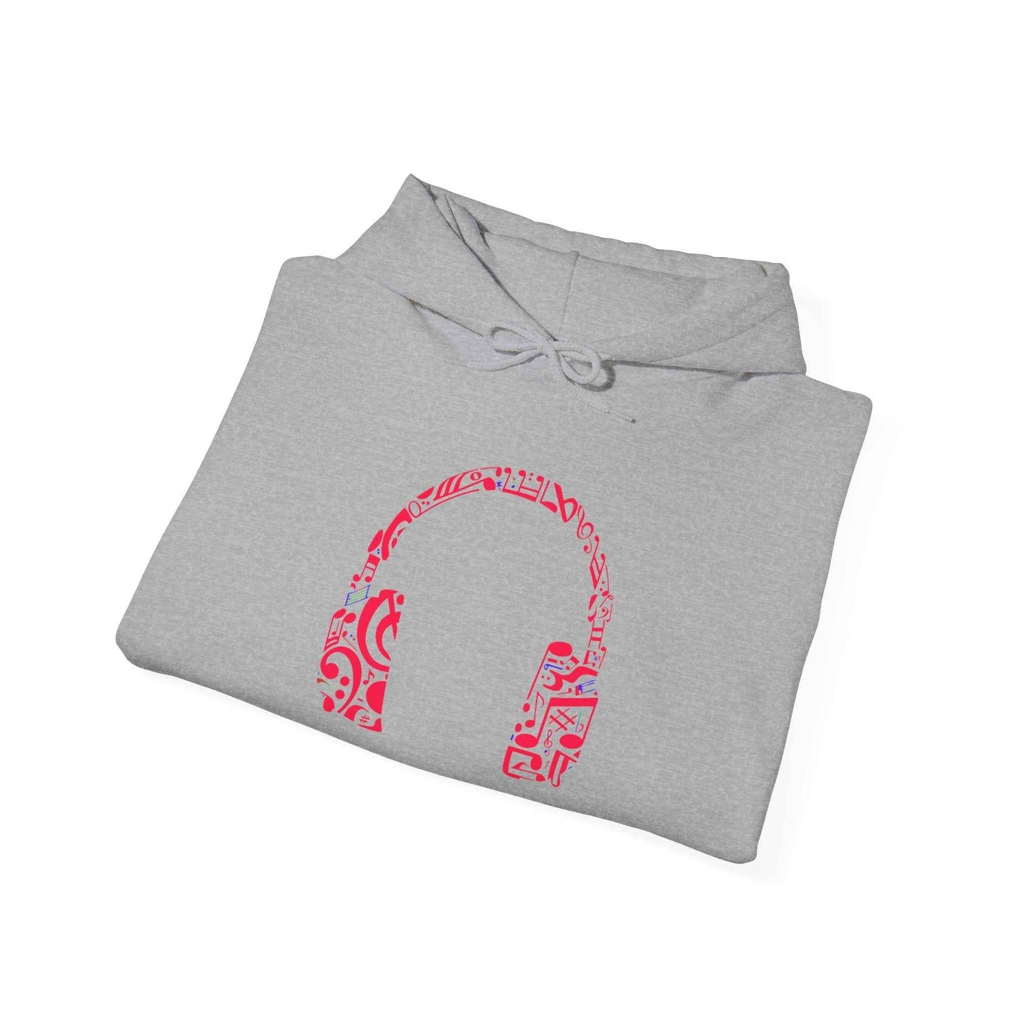 Music Vibes Unisex Hoodie - Cozy Sweatshirt for Music Lovers, Gift for Musicians, Casual Wear, Festival Style, Headphones Design