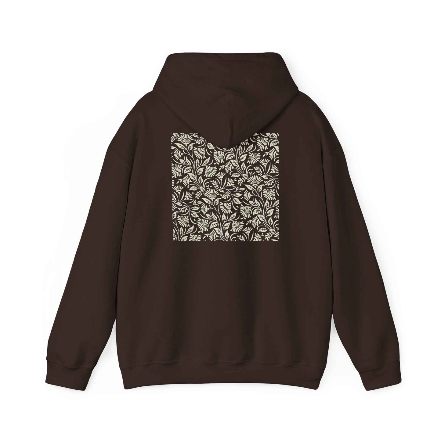 Floral Print Unisex Heavy Blend Hoodie - Cozy Streetwear, Gift for Her, Fall Fashion, Casual Layering, Mother’s Day, Girl aesthetic, Everyday Comfort
