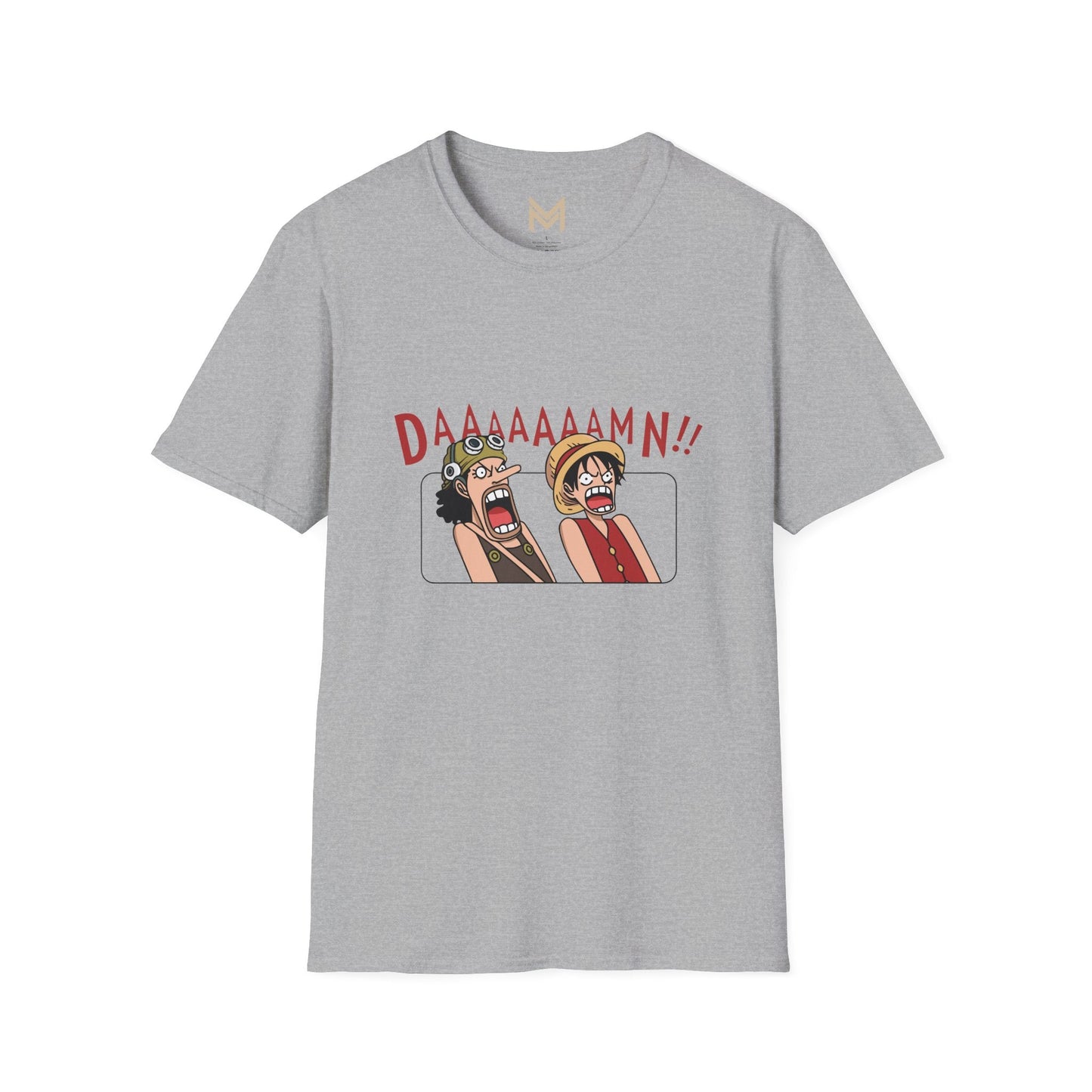 Funny Graphic Tee - DAAMMMN!! T-Shirt, Casual Wear, Gift for Friends, Anime Lovers, Birthday Gift, Everyday Humor - Maklenn