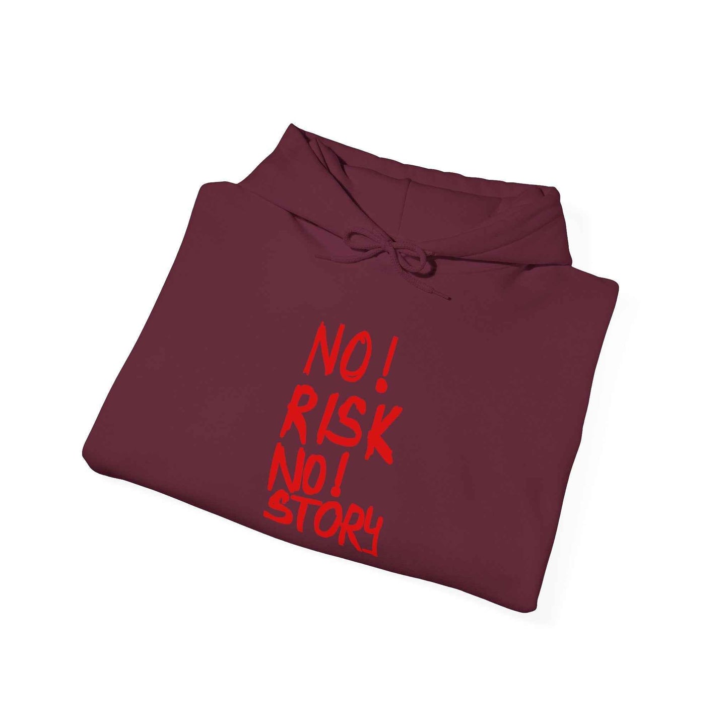 Risky Story Hoodie - Unisex Heavy Blend Sweatshirt, Motivational Apparel, Perfect for Gifting, Casual Wear, Year-Round Comfort