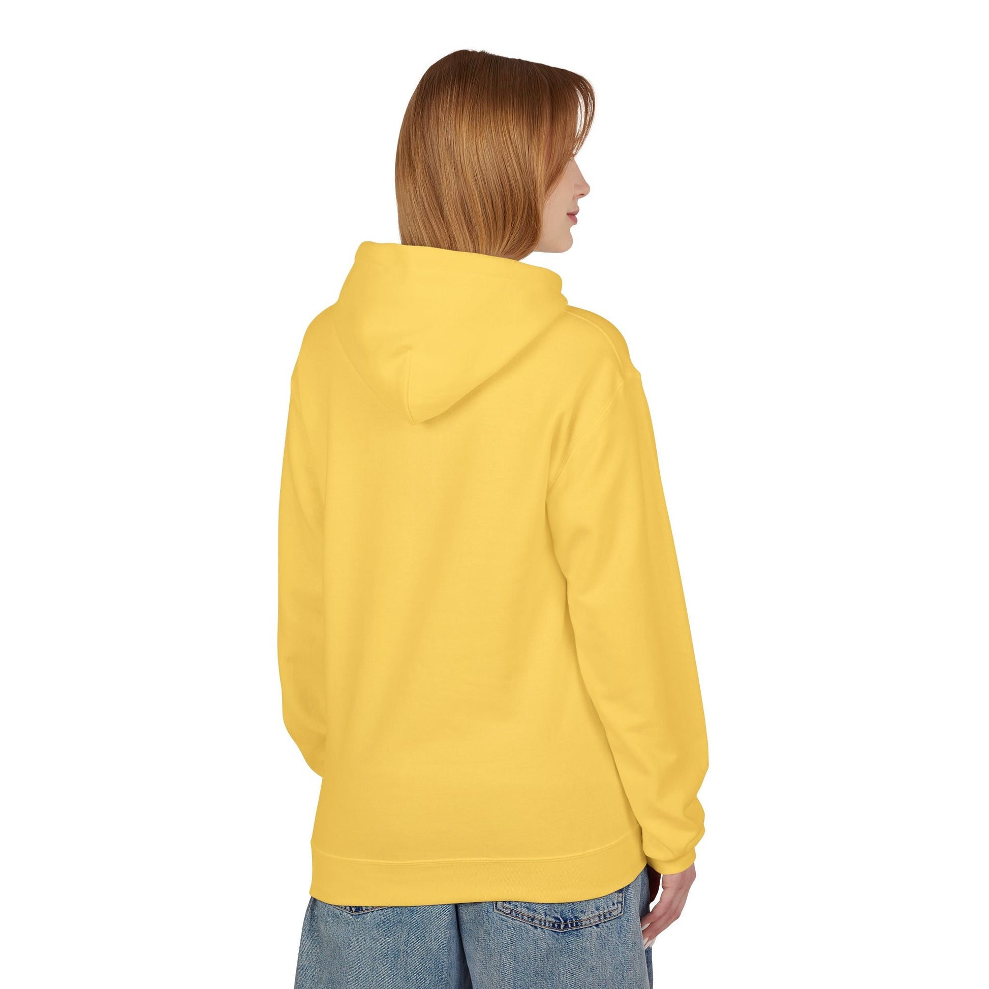 Fleece Hoodie with Bold Graphic Design, Comfortable Casual Wear for Everyday, Perfect for Holidays, Gifts for Friends, Layering Piece - Maklenn