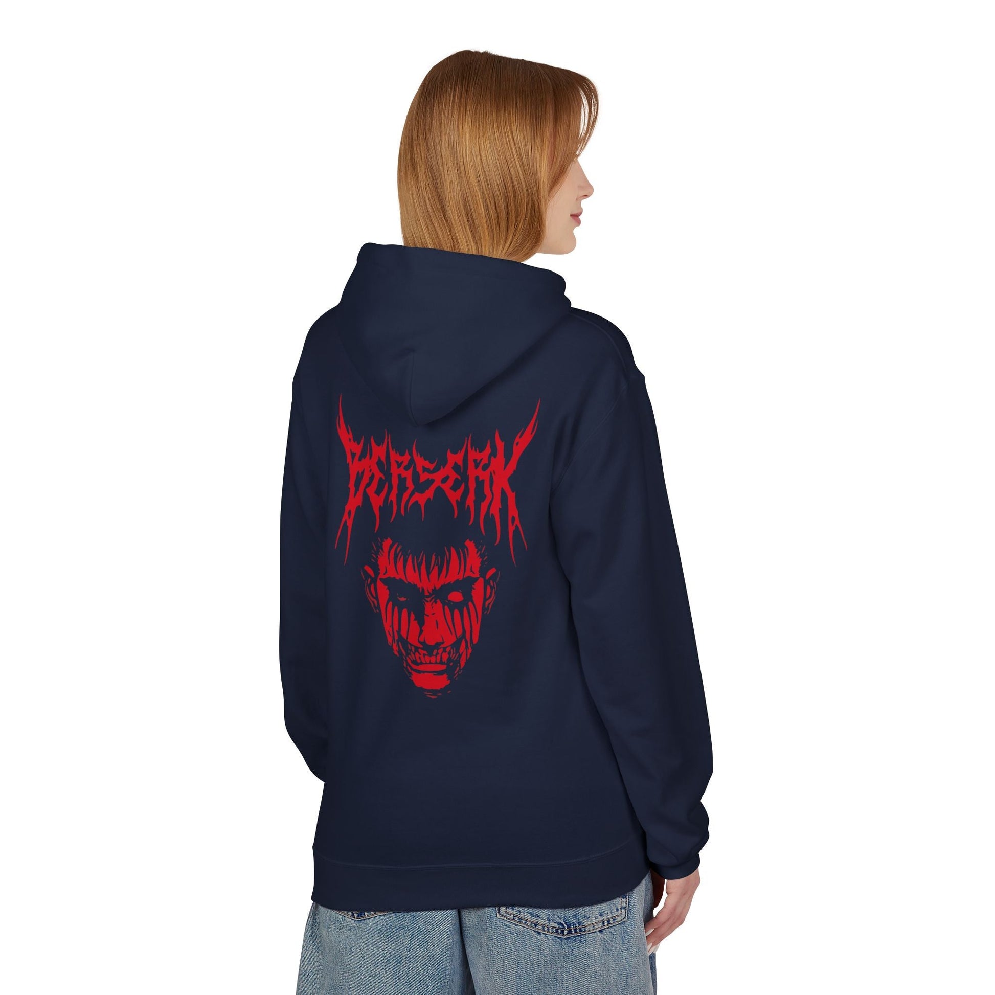 Gothic Graphic Hoodie, Unisex Streetwear, Cozy Fleece Sweatshirt, Perfect for Halloween, Edgy Fashion Gift, Unique Layering Piece - Maklenn