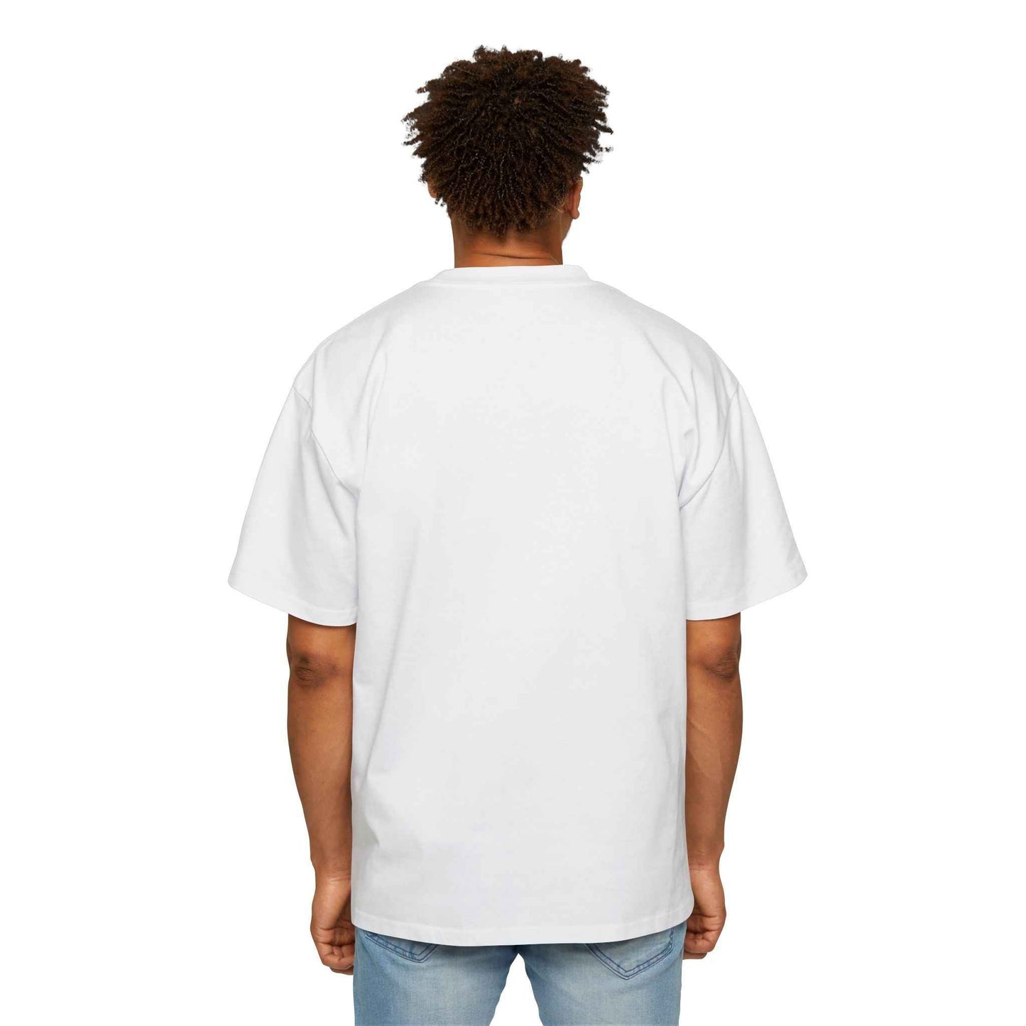 Ouch! Men's Heavy Oversized Tee, Casual T-Shirt, Gift for Him, Everyday Wear, Graphic Tee, Summer Style