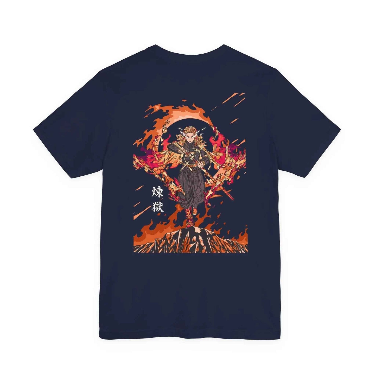 Rengoku Demon Slayer T-Shirt - Unisex Short Sleeve Tee for Fans, Perfect Gift for Cosplay and Everyday Wear - Maklenn