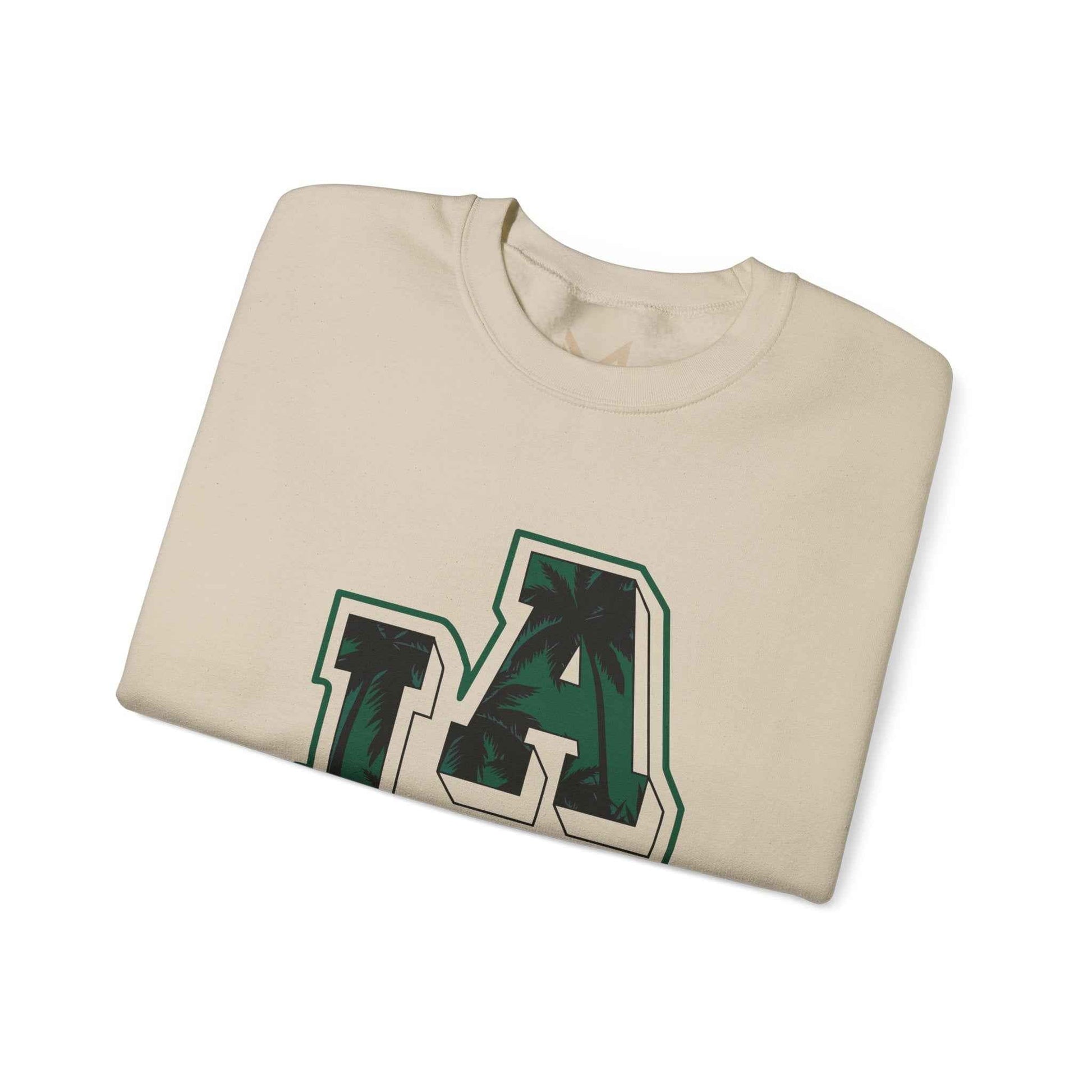 LA California Crewneck Sweatshirt - Cozy Unisex Casual Apparel, Ideal Birthday Gift, Relaxed Fit Tees - Maklenn