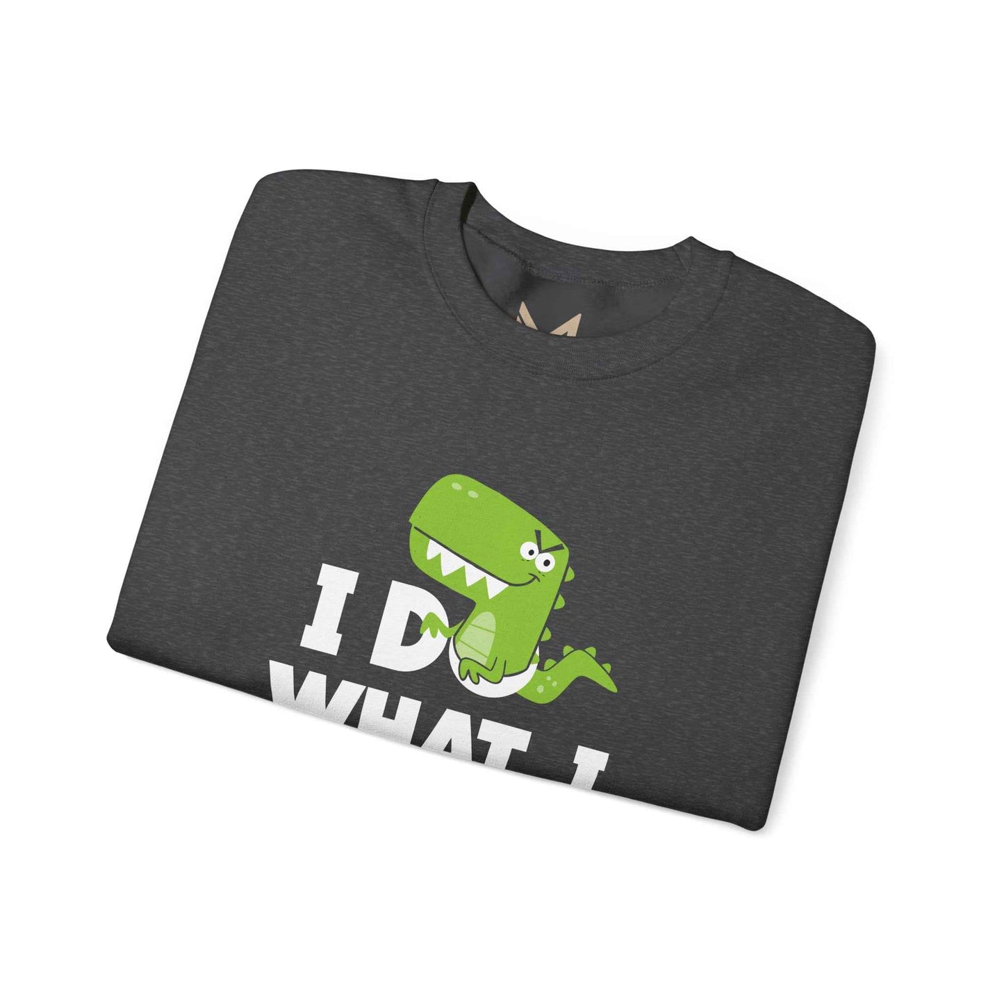 Dinosaur Quote Sweatshirt, Funny Crewneck, Gifts for Kids & Teens, Birthday or Holiday Apparel, Cute Graphic Sweater