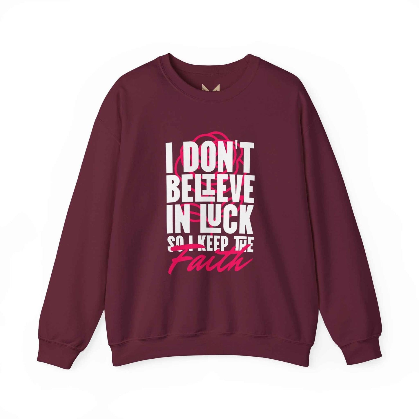 Inspirational Crewneck Sweatshirt - Cozy Motivational Apparel for Faith and Holidays, Trendy Casual Wear Gift - Maklenn