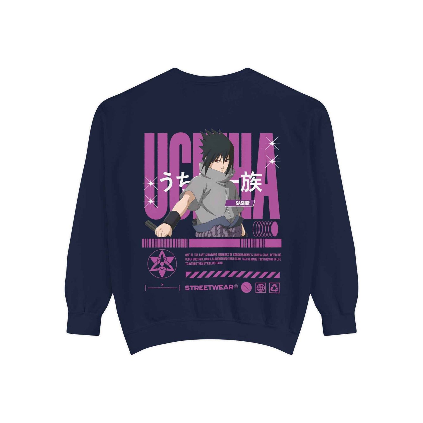 Sweatshirt - Uchiha Sasuke Anime Streetwear