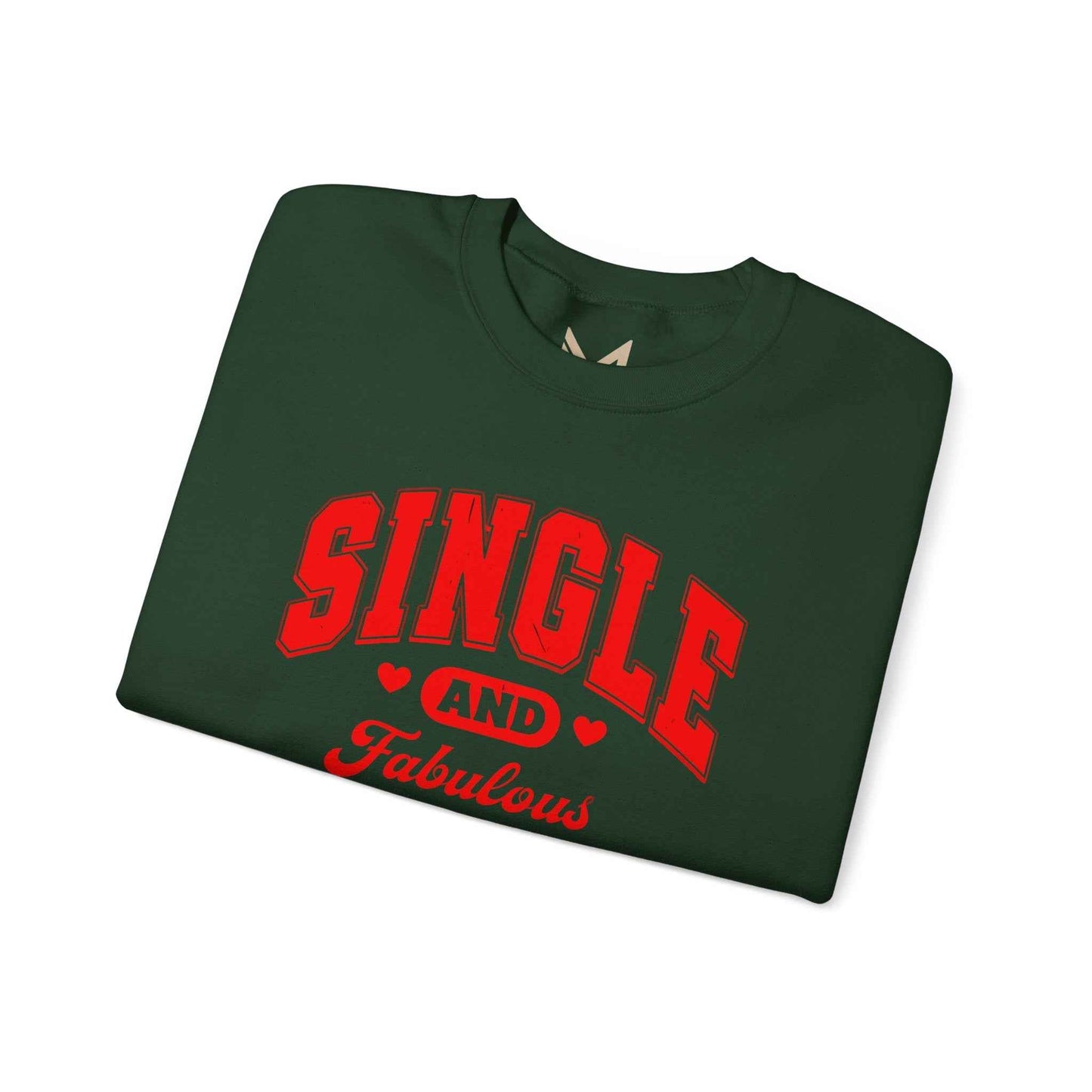 Single and Fabulous Sweatshirt | Cute Casual Crewneck | Valentine's Day Gift | Perfect for Singles | Everyday Comfort | Relaxed Fashion